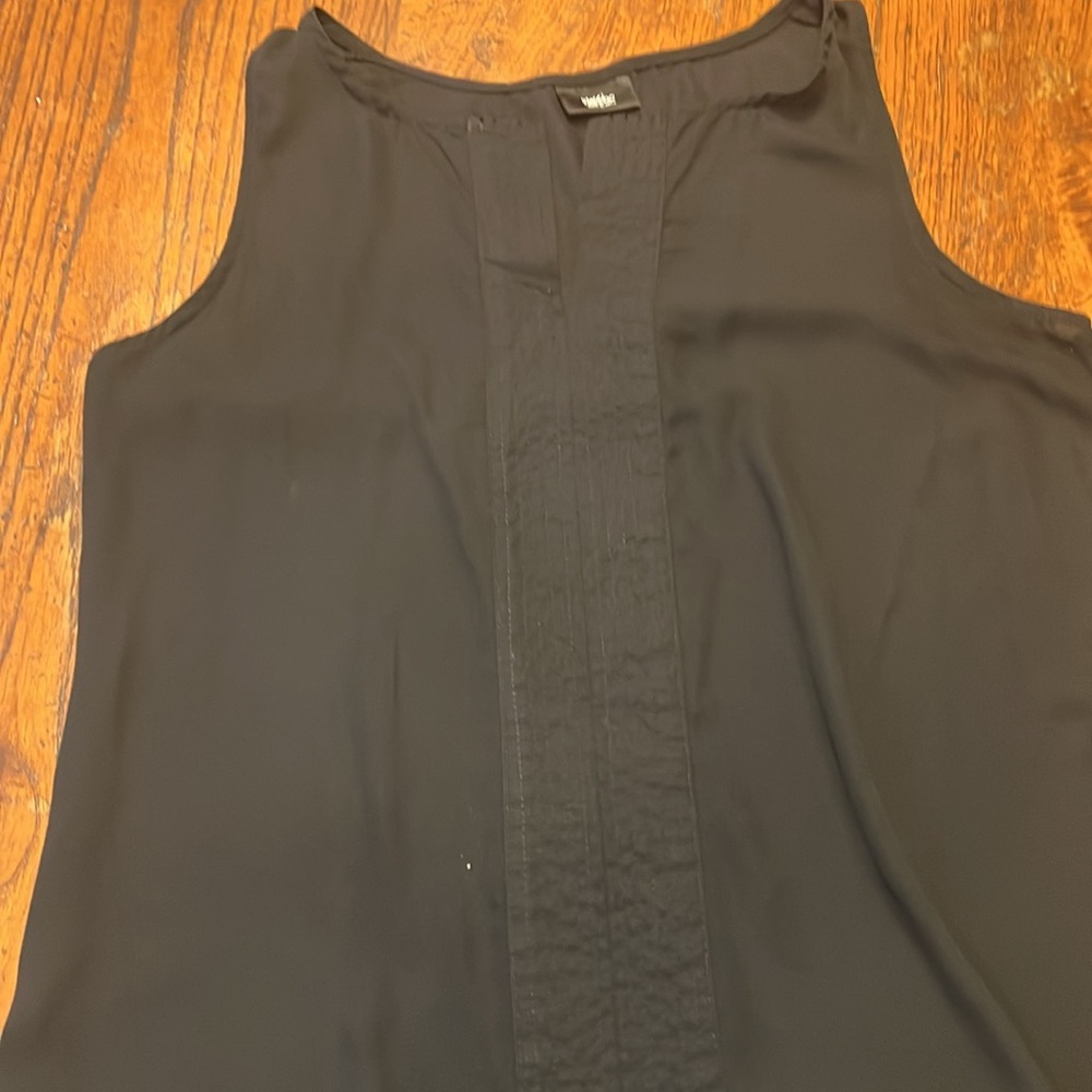 Massimo black sheer tunic